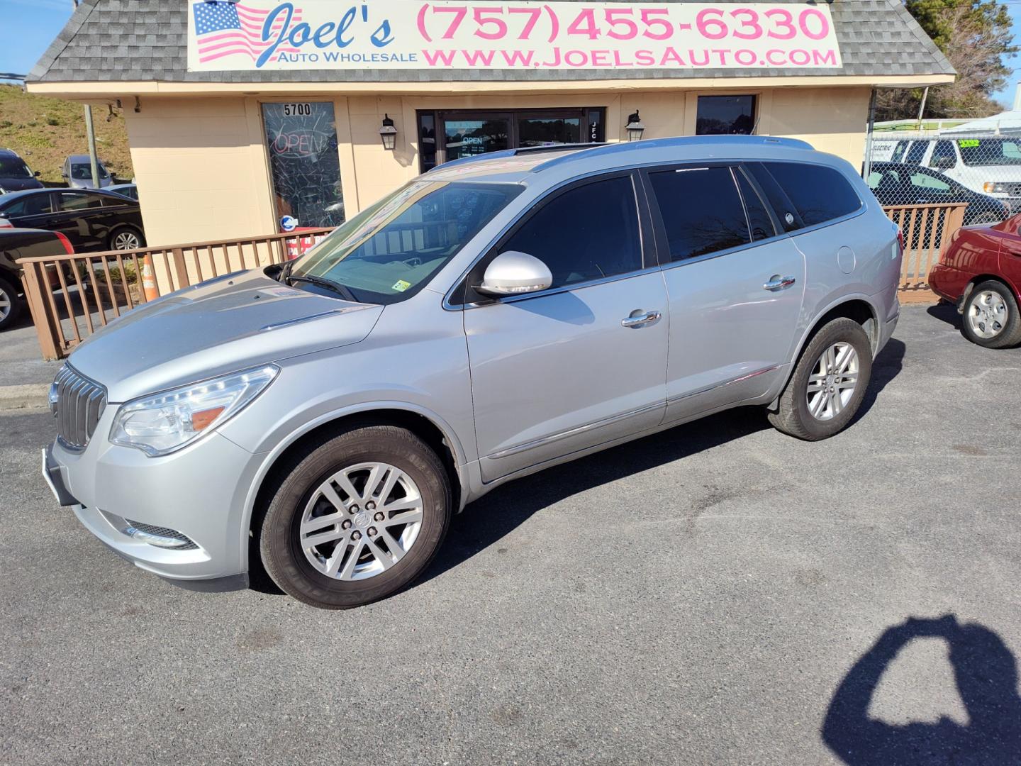 2015 Silver Buick Enclave (5GAKRAKD9FJ) , located at 5700 Curlew Drive, Norfolk, VA, 23502, (757) 455-6330, 36.841885, -76.209412 - Photo#0